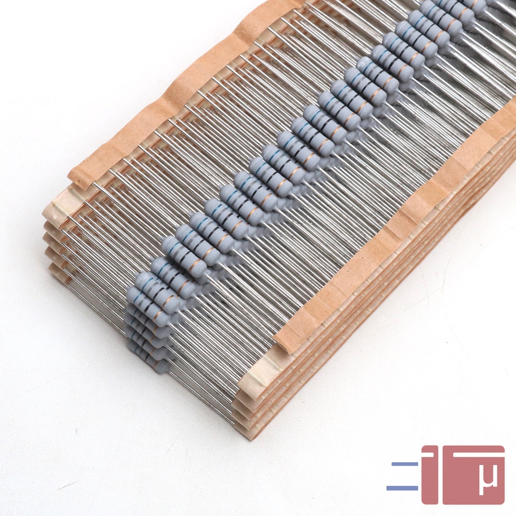 x10 Resistor 68R 68 Ohm 1W Metal Oxide 5% Taiwan Kaki Tembaga