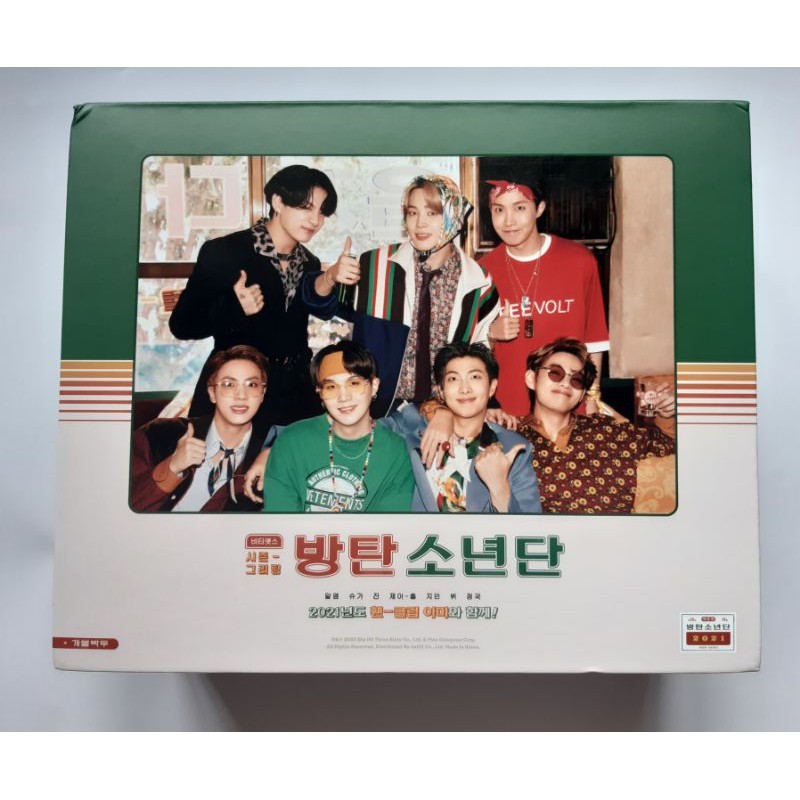 SHARING BTS SEASON GREETINGS 2021 OUTBOX + MAKING DVD