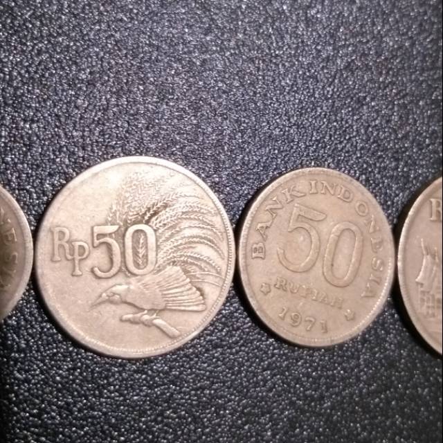 Uang 50 rupiah / Uang koin 50 rupiah 1971