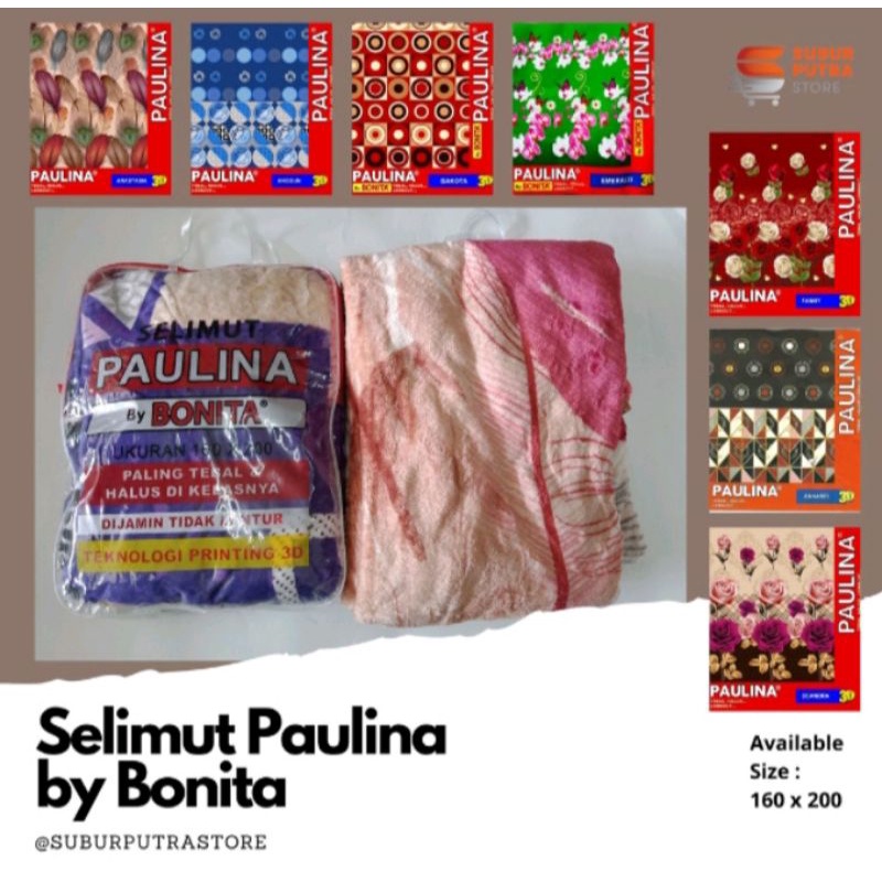 selimut bonita / selimut paulina by bonita / selimut tidur / selimut besar