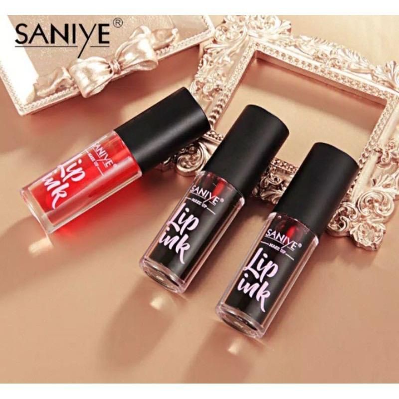 Saniye Lip Ink Waterproof Lip tint Tahan Lama Liptint