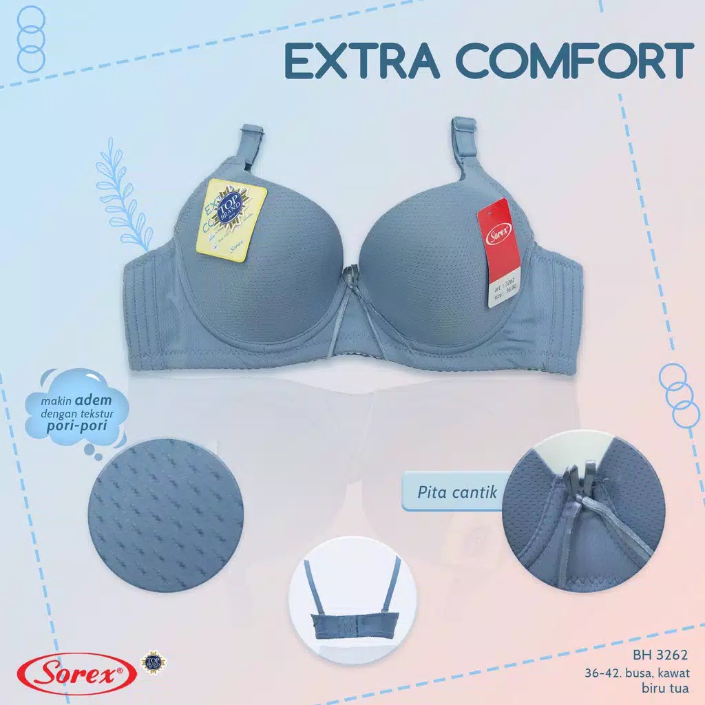 bh/bra sorex 3262(kawat,cup besar)