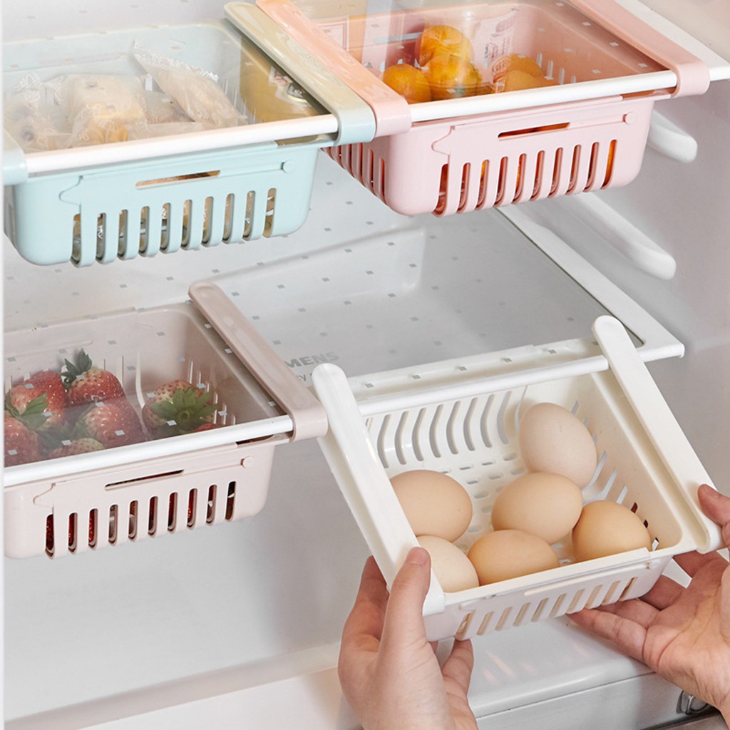 Trend-Rak Kulkas Multifungis Storage Box Kulkas Organizer tempat serbaguna