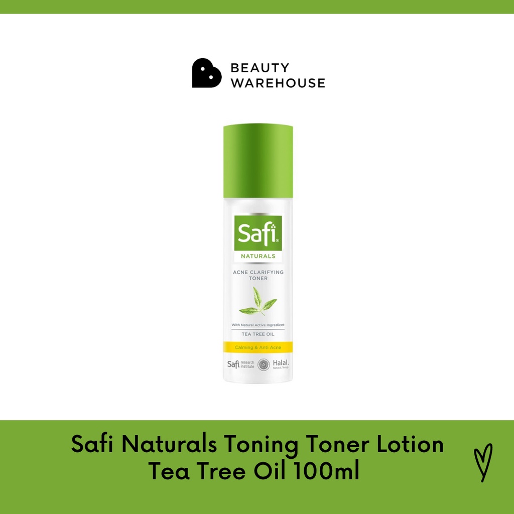 Safi Naturals Toning Toner Lotion Tea Tree Oil 100ml - Toner Jerawat Acne Toner