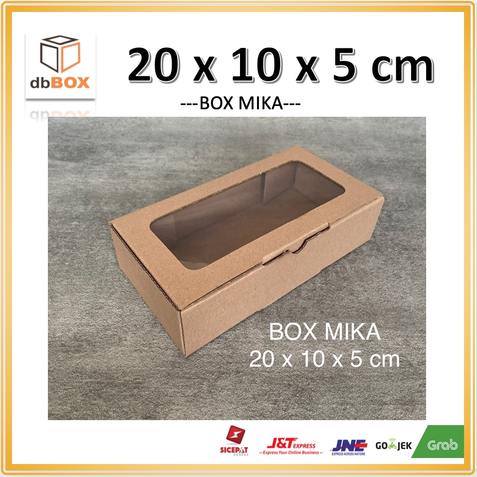 

BOX MIKA 20x10x5 cm kardus die cut, untuk kue hampers gift box MIKA MIKA-