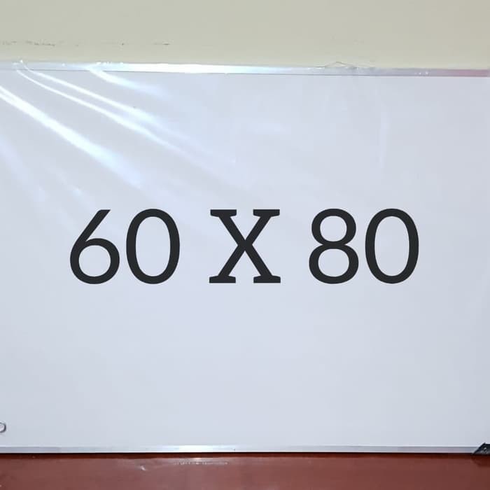 

White Board uk 60 X 80 Cm /Papan Tulis Belajar White Board uk 60 x 80