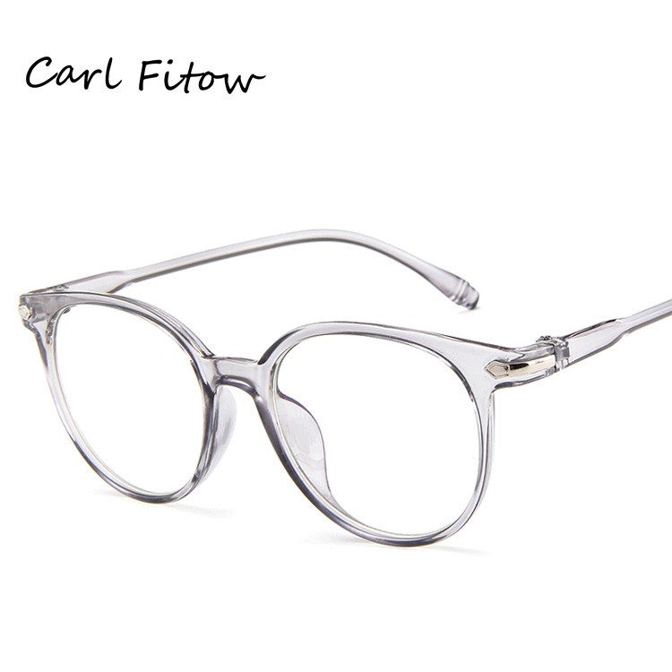 GO! KC099 Kacamata Wanita Korean Retro Frame Anti Radiasi Lensa Tanpa Min Style Minimalis Unisex COD