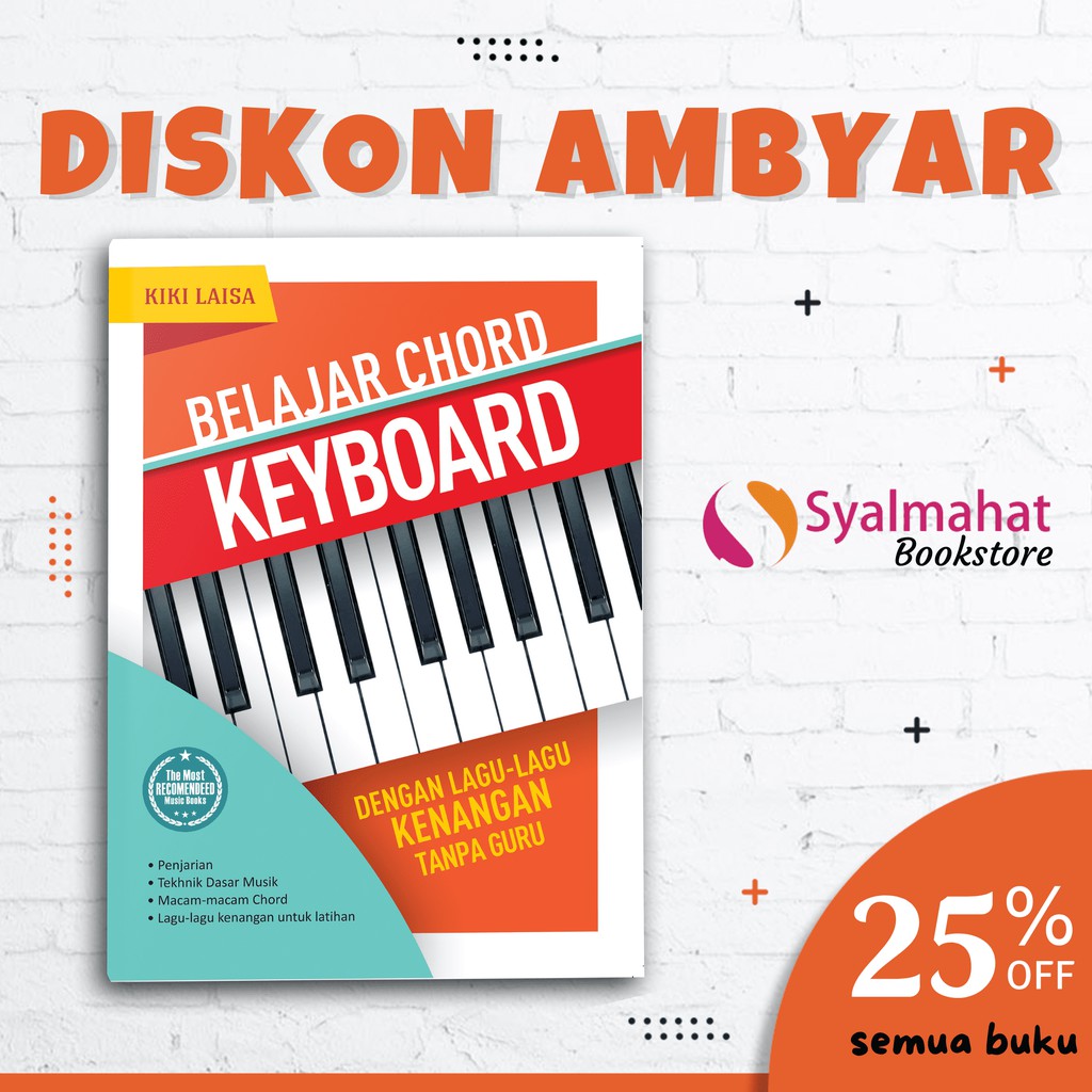 BUKU MUSIK BELAJAR CHORD KEYBOARD