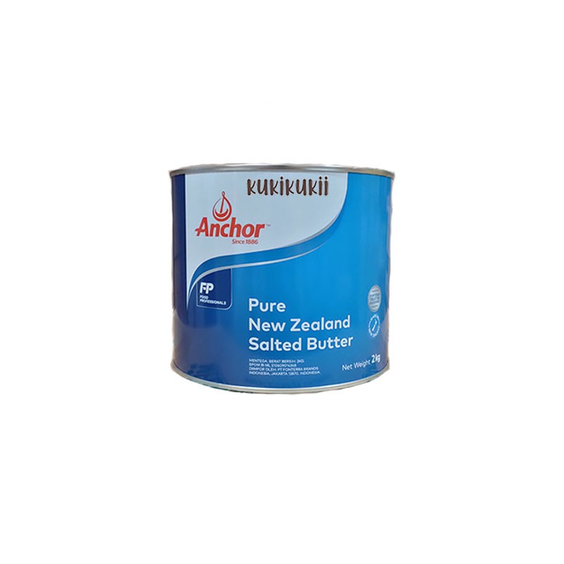 

Anchor salted butter 2kg mentega Anchor 2 kg 2 kilo kaleng salted butter