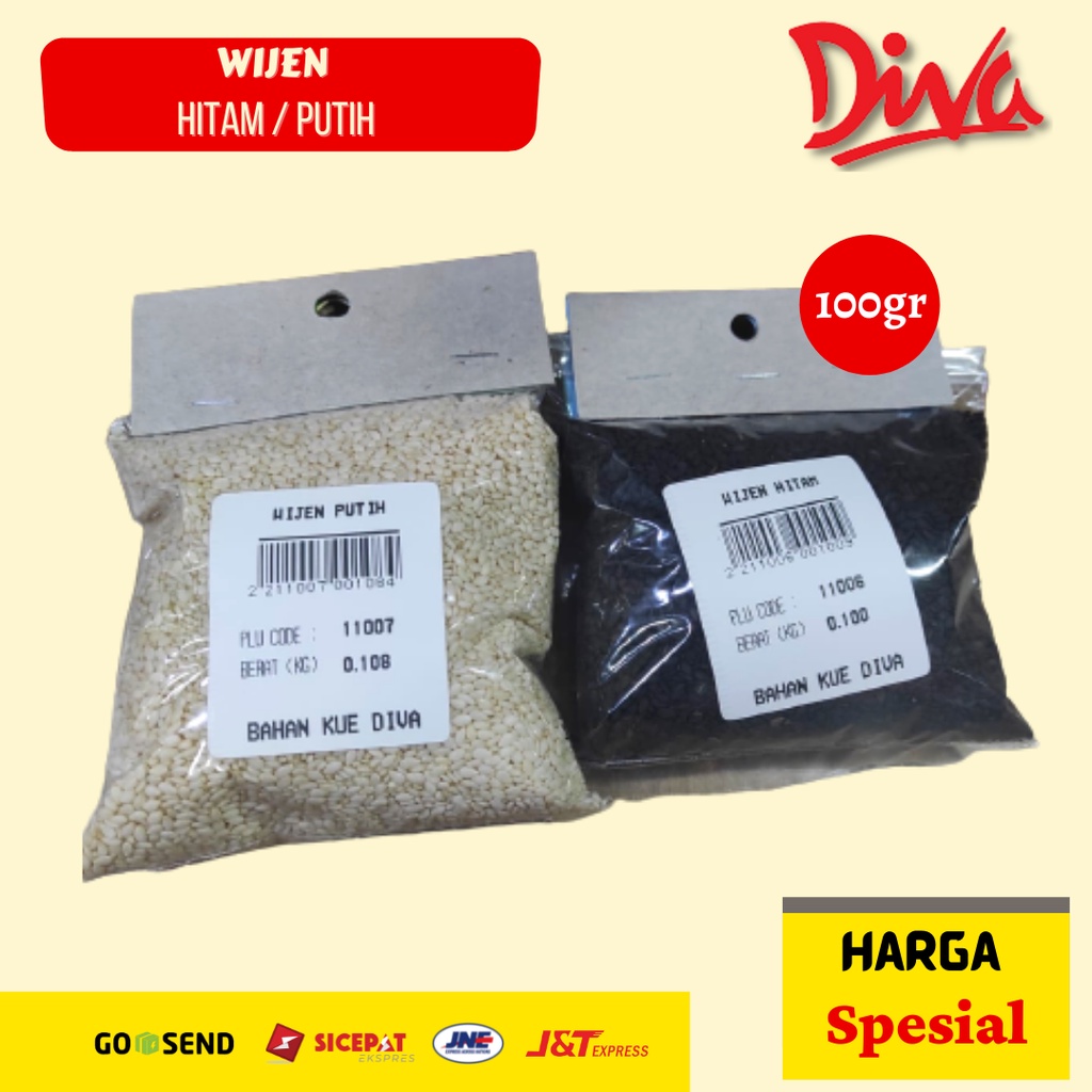 

[100gr] Wijen Hitam / Biji Wijen Putih