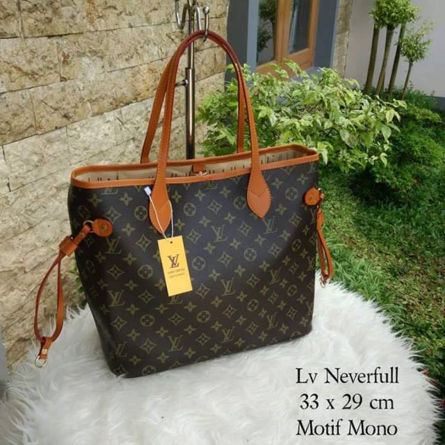 Tas LV NeverFull / Tas Wanita / Tas LV Kulit