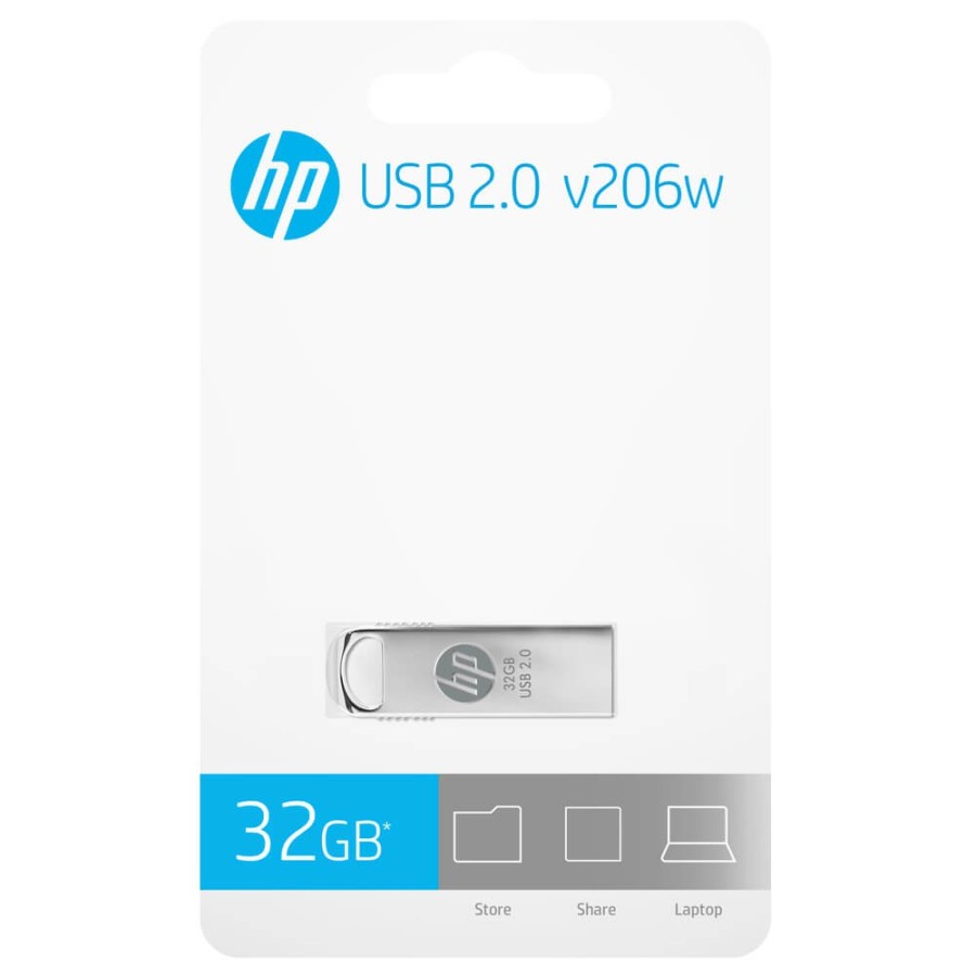 Flashdisk HP V-206W  V206W 32GB Usb 2.0