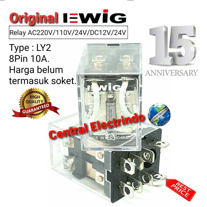 Relay EWIG LY2 8Pin 10A