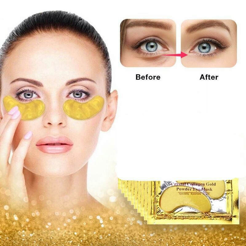 MASKER MATA COLLAGEN COLLAGEN CRYSTAL EYE MASK GOLD