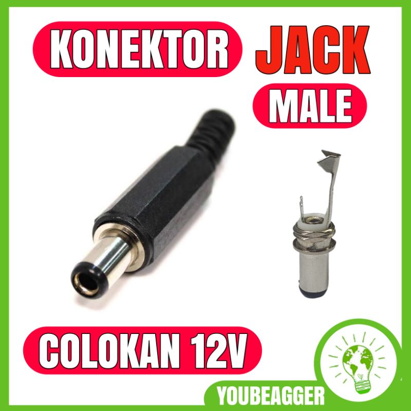 Jack konektor 12V 2.5mm