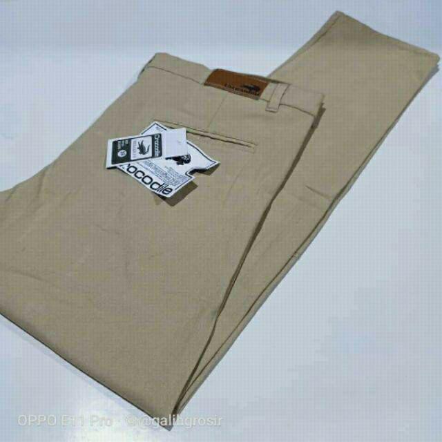 CELANA PANJANG KATUN CHINO CHINO / CELANA KANTORAN KATUN CHINO seze 27-38-Cream