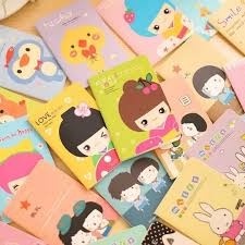 Buku Tulis Mini / Notebook Mini / Buku Tulis Memo Kecil Motif Kartun / Cartoon Mini Book