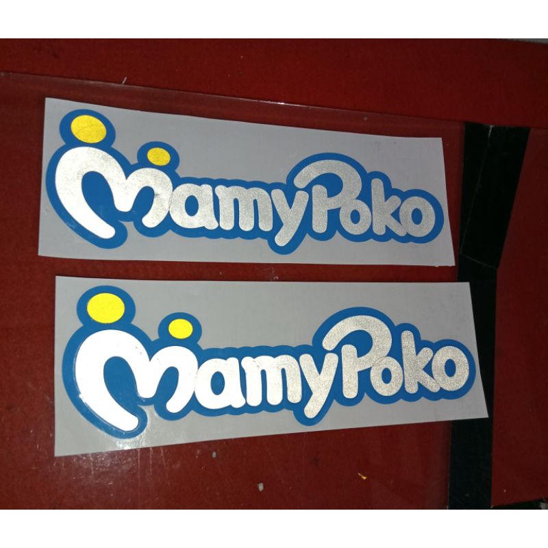 

Stiker cutting mamypoko