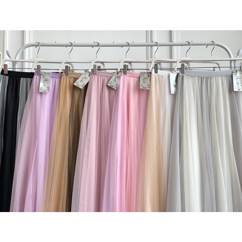 FW R548 Rok Tutu Two Tone Panjang Import Premium Quality