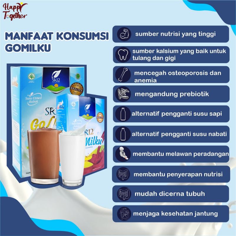 

GOMILKU SR12 SUSU KAMBING ETAWA/TIDAK BERBAU/MEMILIKI MANFAAT YG MELIMPAH