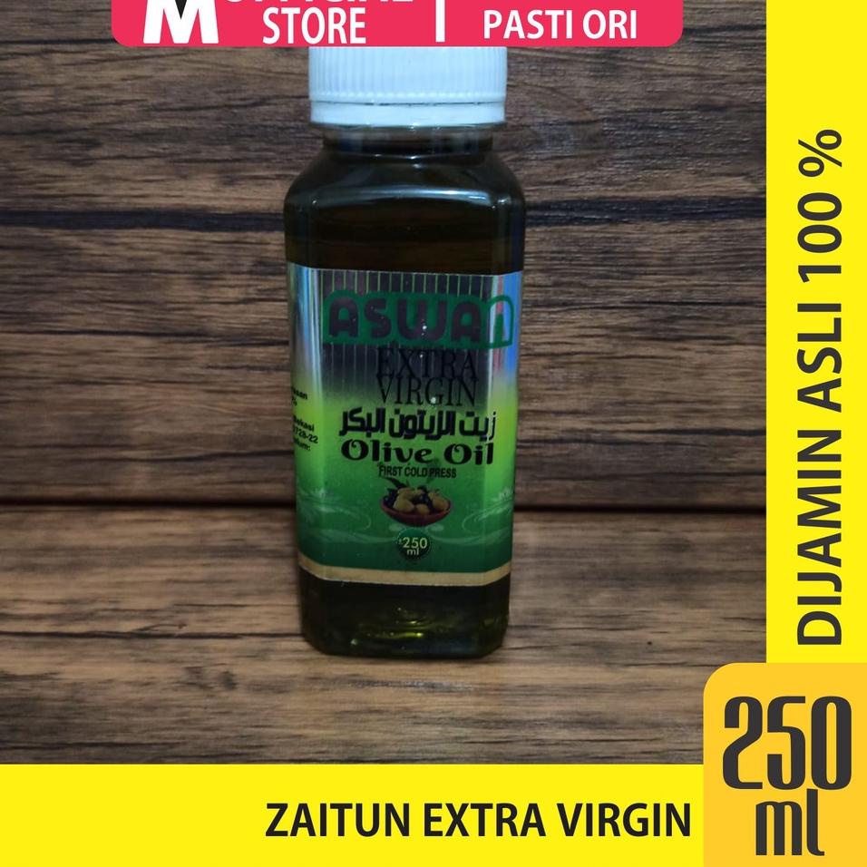 

✦PROMO✦ Minyak Zaitun 250 ml / Zaitun Extra Virgin Aswan / Pasti Original
