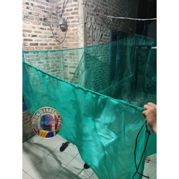 Jaring kain kasa keramba ikan bibit