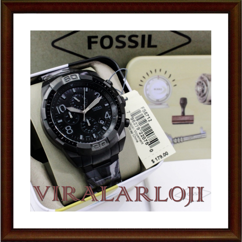 JAM TANGAN PRIA FOSSIL BRONSON FS 5712 ORIGINAL