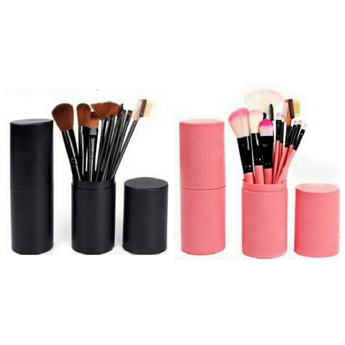 Swopply Kuas Tabung 10Pcs Kuas Maker Set Brush Make up Alat Makeup