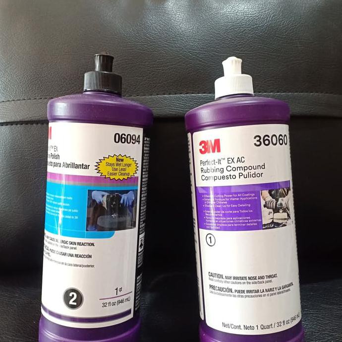 PAKET SUPER 3M 36060 dan 6094 Rubbing compound