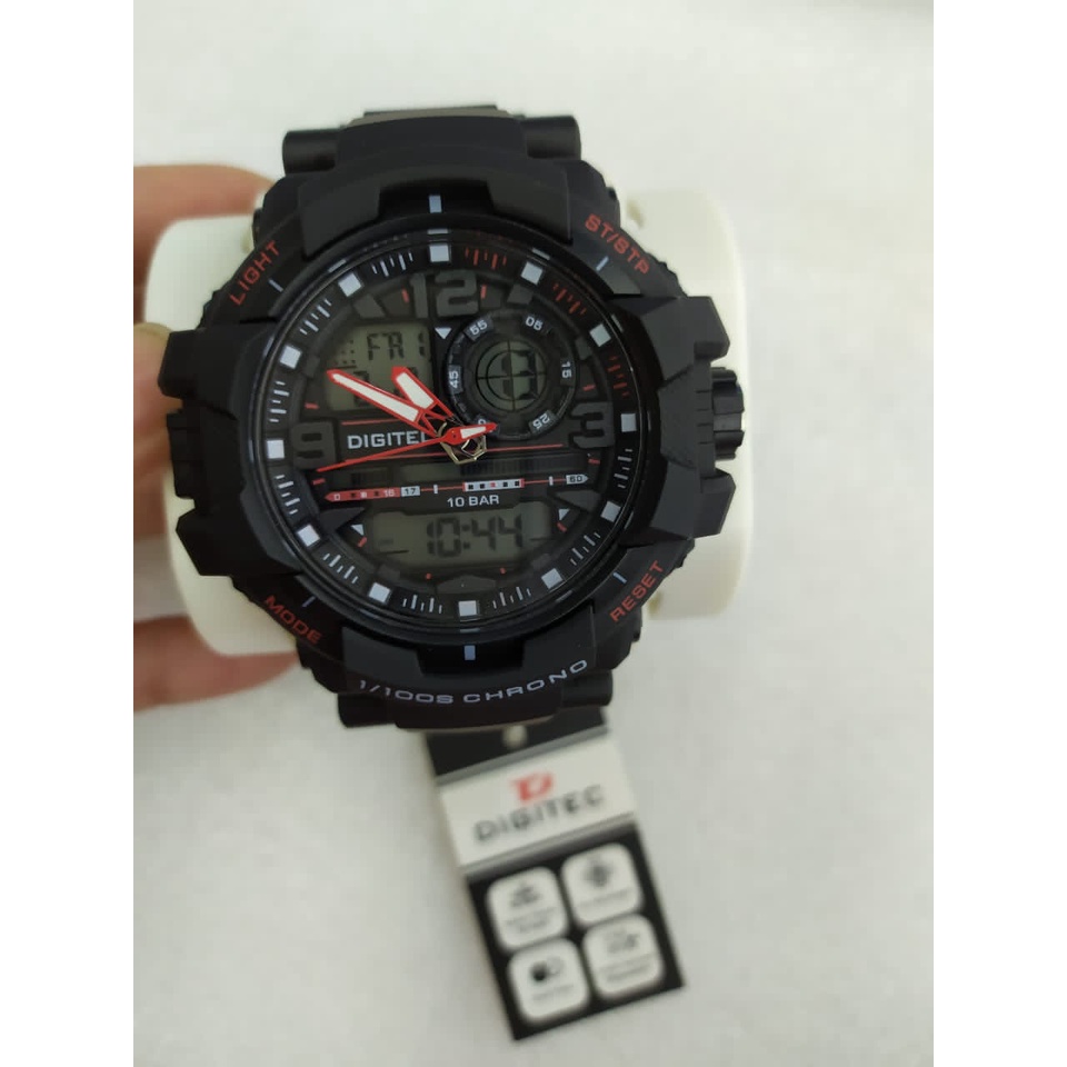 Jam Tangan Pria Digitec 2175 Tali Rubber OriginaL Garansi Resmi