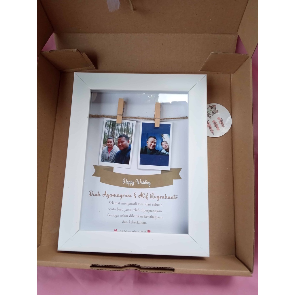 Set Kado Pernikahan | Pop Up Frame | Kado Nikah
