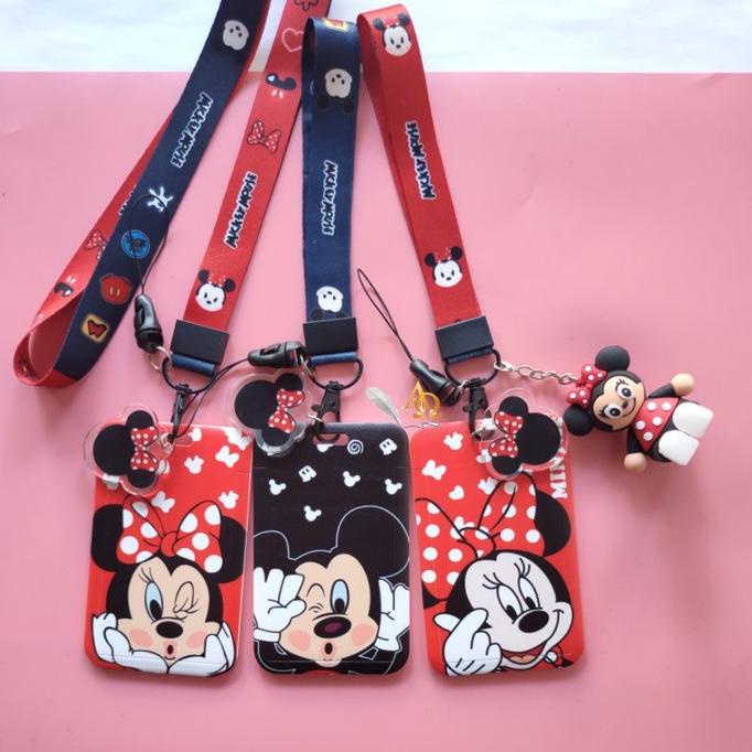 

Tempat Kartu Unik / Card Holder Tali Motif Mickey & Minnie Imut Terlaris