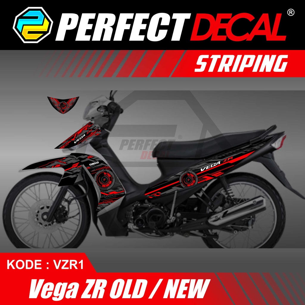 Stiker Striping Yamaha VEGA ZR 130cc Sticker List Variasi VEGA ZR 2009 - 2013