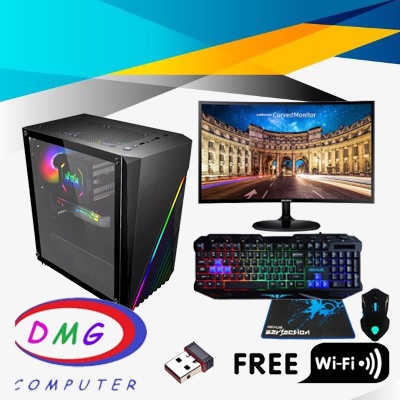 PC Gaming Lengkap Intel Core I7 2600 RAM 16GB VGA 2GB DDR5 Include 24 Inch Samsung SSD 120GB