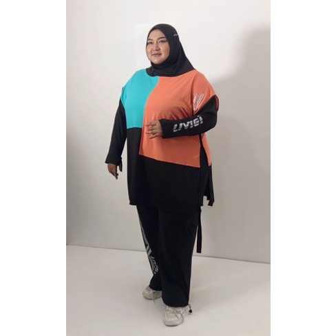 Livigi - Vest Hijab Livisquare Bigsize Kerudung Rompi Olahraga Wanita