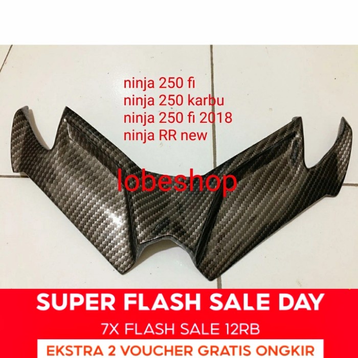 winglet carbon ninja 250 - ninja rr new - vario 150 - r15 v2 - cbr150r - new cbr150r One SS