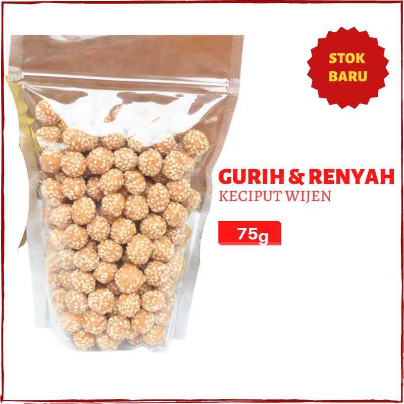 

Keciput Wijen Onde Onde Ketawa Kue Kering Manis Gurih Makanan Ringan Cemilan Camilan Kiloan Kemasan Pouch Berat 75 Gram