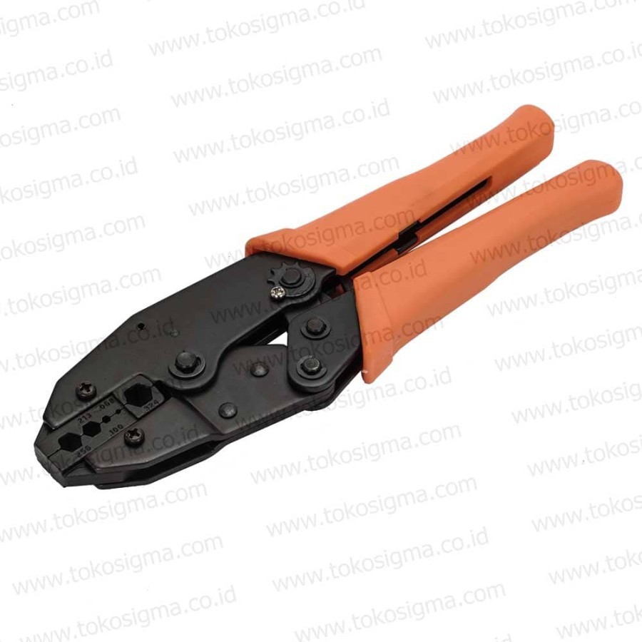 TANG CRIMPING TOOL COAXIAL BNC RG6, RG59, RG58, TNC F PIN ORANGE