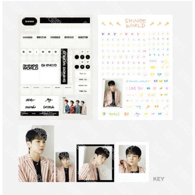 [Ready] SHINee WORLD BEYOND LIVE deco sticker photo set official merchandise