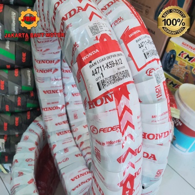 Ban Motor AHM FEDERAL  ( TL ) 80 / 90 - 14 Ring 14  BAN AHM HONDA FEDERAL TUBLESSS