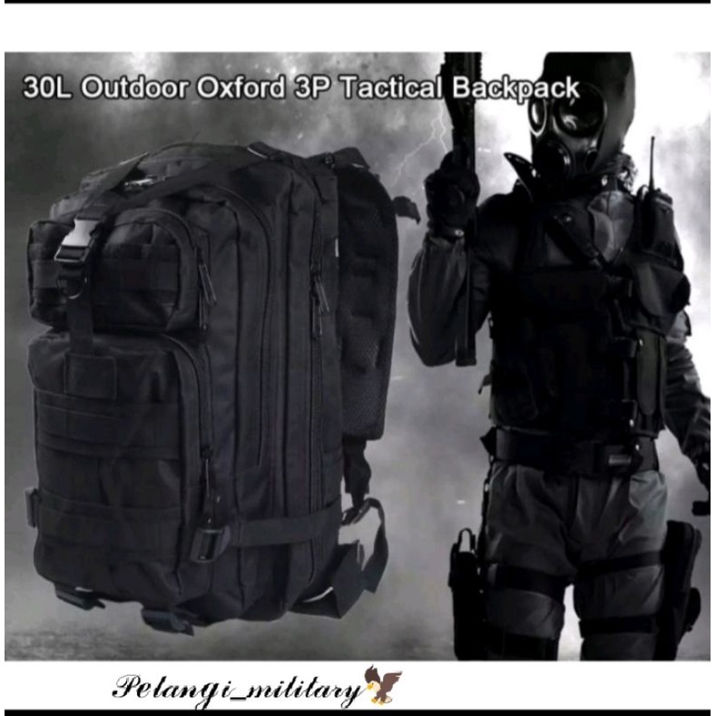 TAS RANSEL LEBANON HITAM/TAS TACTICAL ARMY/TAS PUNGGUNG