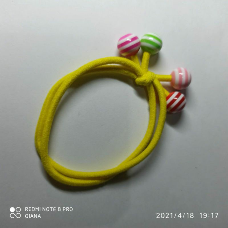 Hot item Ikat rambut loli pop / Ikat rambut warna cantik