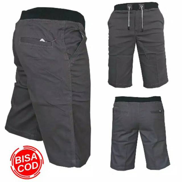 Celana Pendek Pria Kolor Rip Model Chino Bahan Melar Kualitas Distro Premium