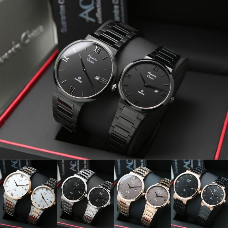 [BEST SELLER✔] JAM TANGAN COUPLE ALEXANDRE CHRISTIE  AC8564 / AC 8564 ORIGINAL GARANSI RESMI 1 TAHUN