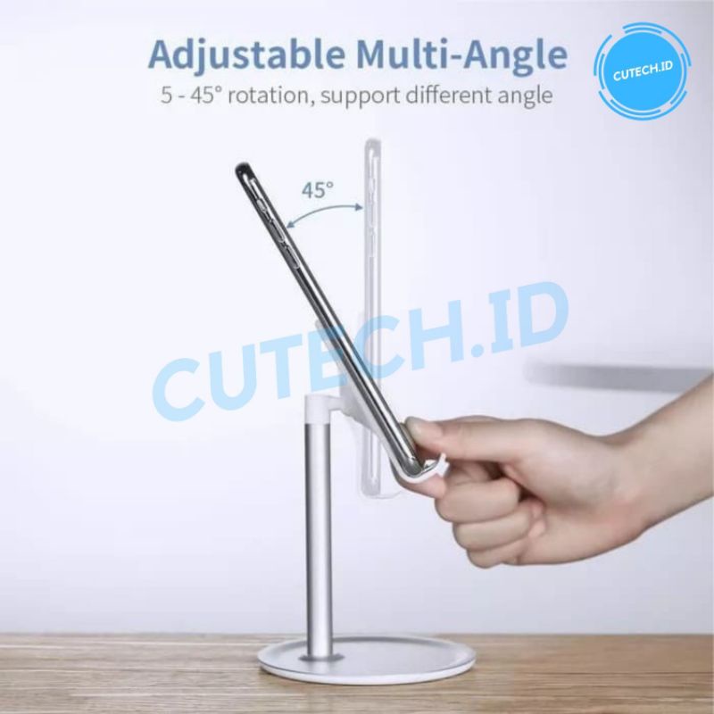 PHONE HOLDER ADJUSTABLE LIFTABLE MULTI ANGLE DESKTOP SUPPORT