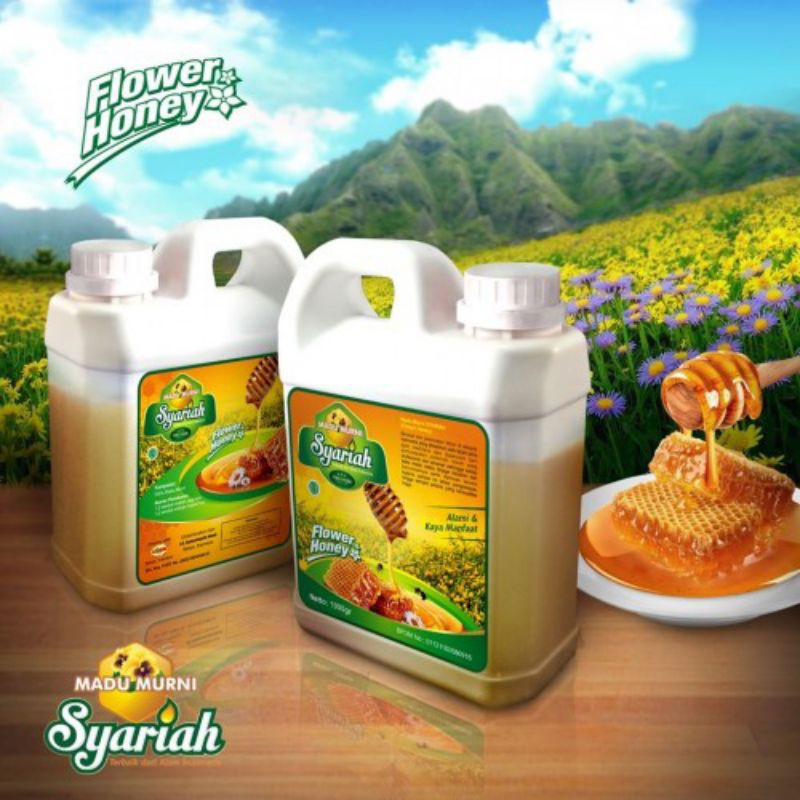 

Madu Hutan Murni Jerigen 1Kg Madu Ternak Asli Flower Honey Madu Original Premium Termurah