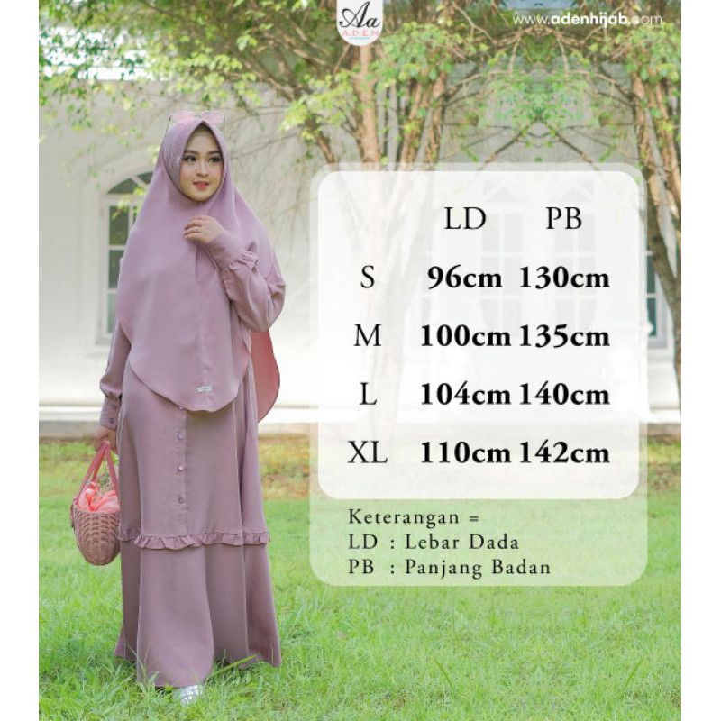 HAURA DRESS ORIGINAL BY ADEN HIJAB