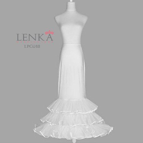 LENKA Petticoat Duyung Mermaid Pengembang Gaun Pengantin Dress Pesta LPC018