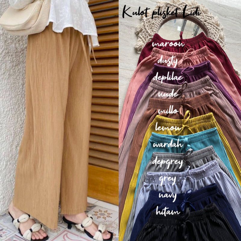 KULOT HOMMY RAYON POLOS SUPER ADEM