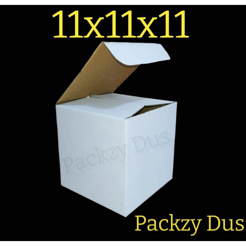 

Kardus box packing Diecut / Pizza uk 11x11x11 PUTIH